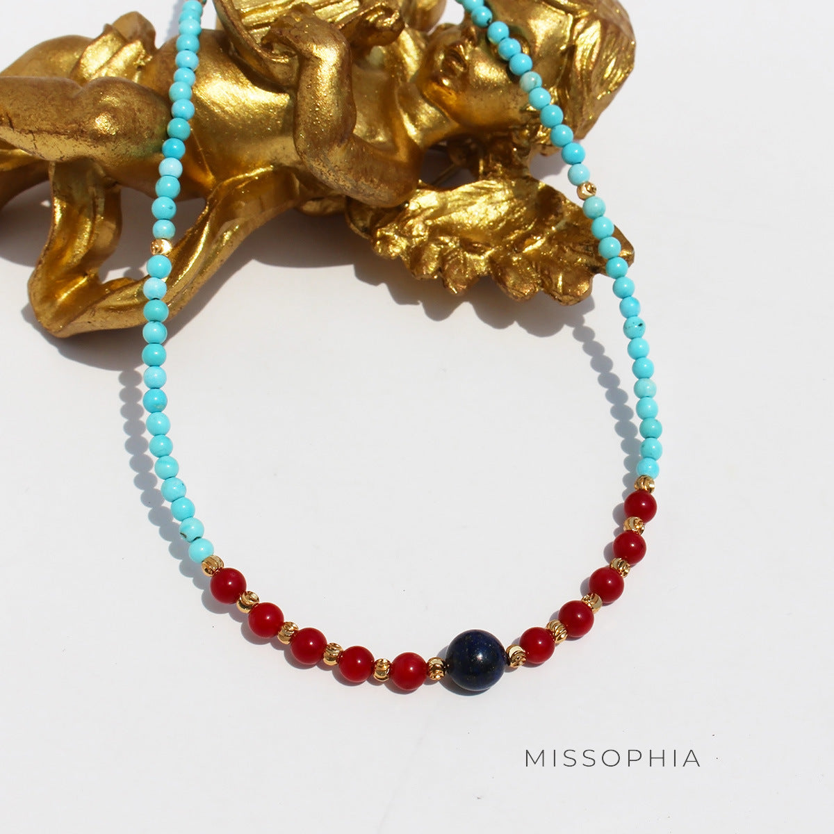 Giavonna Chinoiserie Beaded Necklace [5C1EG56Y]