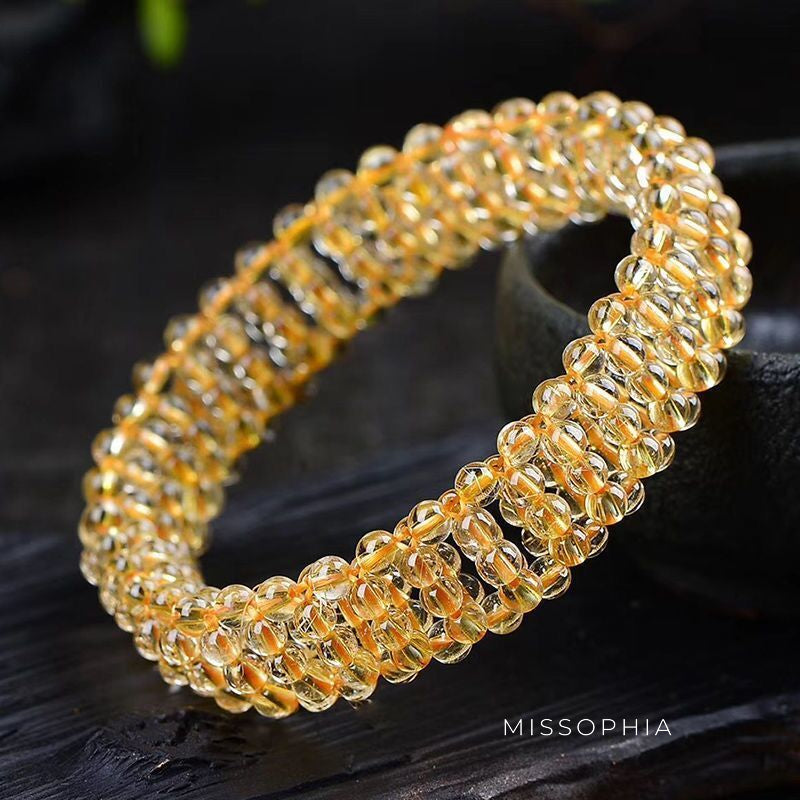 Gloria Lion Rutilated Quartz Bracelet [6ERQ6CNR]