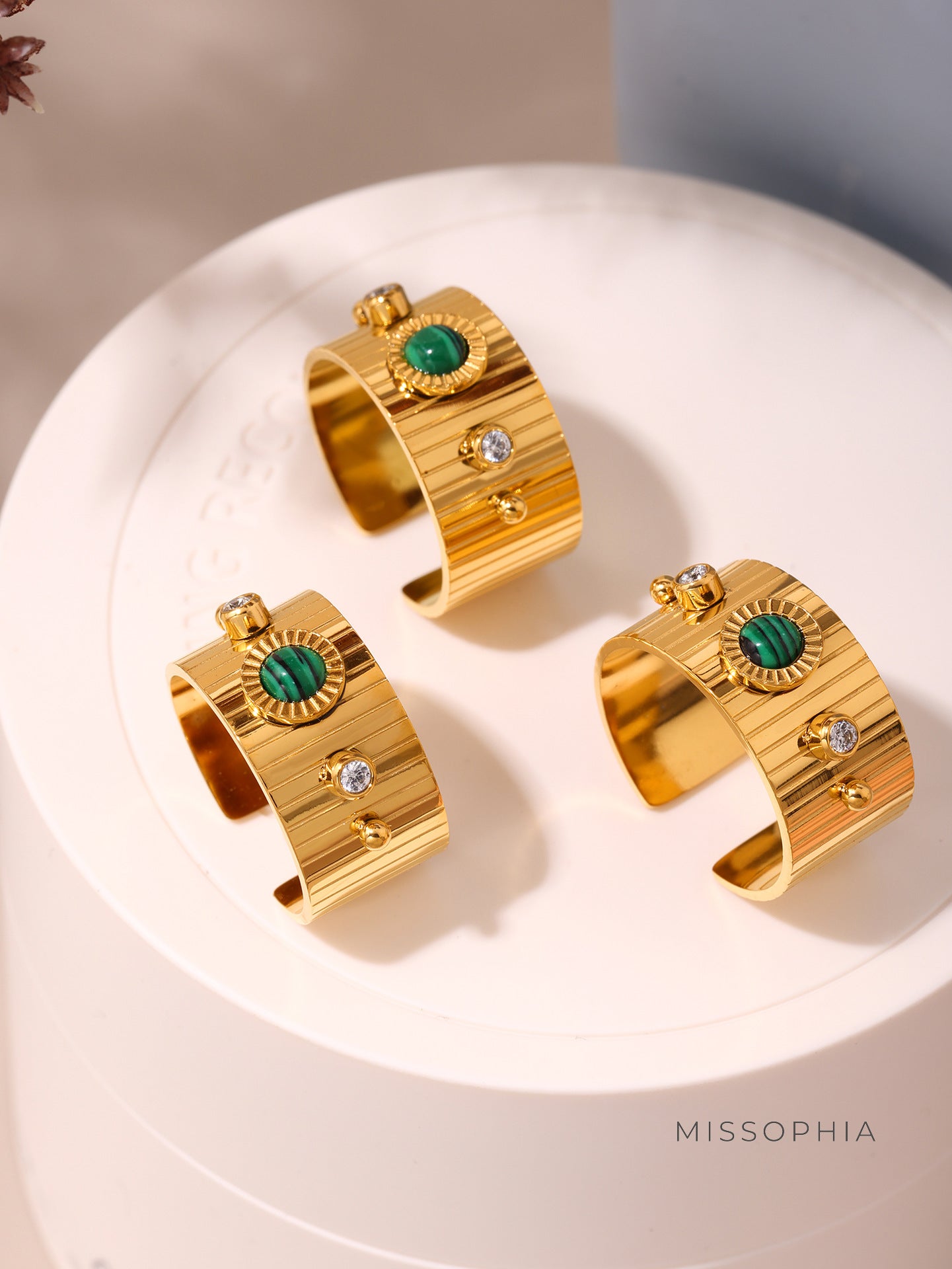 Guadalupe Geometric Turquoise Ring [BU5BV7S2]