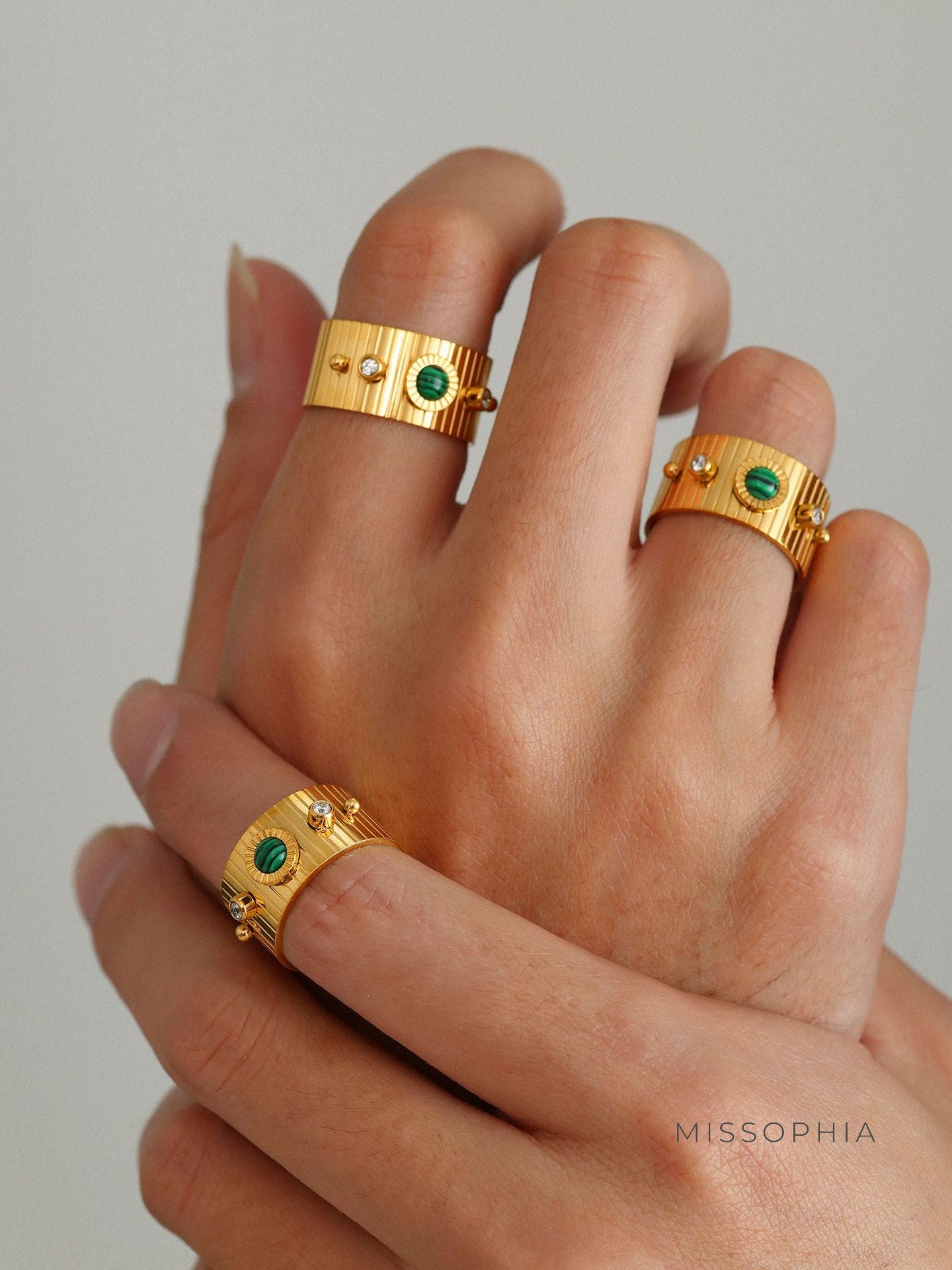 Guadalupe Geometric Turquoise Ring [GUX0SQAD]