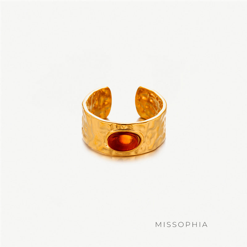 Harmony Natural Stone Ring [6RHM2Q4K]