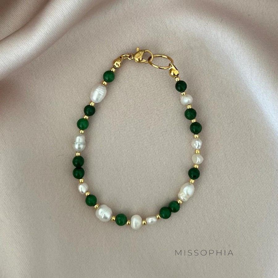 Hermione Gemstone Beaded Bracelet [9PPQ8OMR]