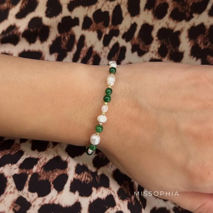 Hermione Gemstone Beaded Bracelet [ABK528IP]