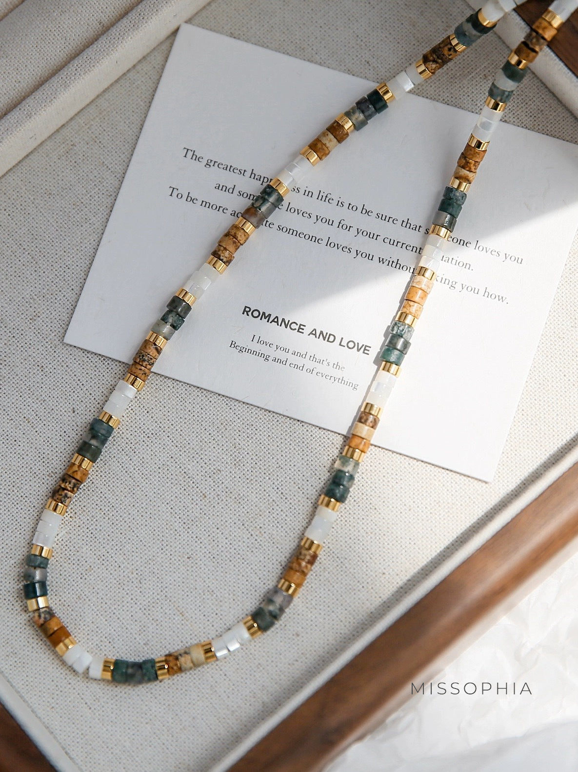 Ira Tiger Eye Pearl Necklace [R41MQFPV]