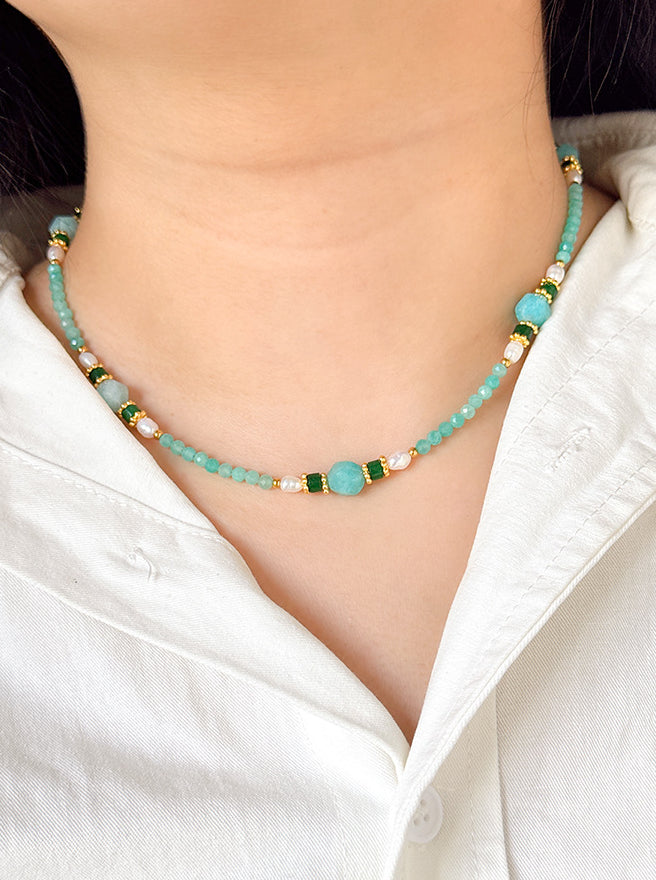 Jacquelin Delicate Pearl Necklace [B5WBSHMU]