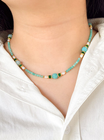 Jacquelin Delicate Pearl Necklace [B5WBSHMU]