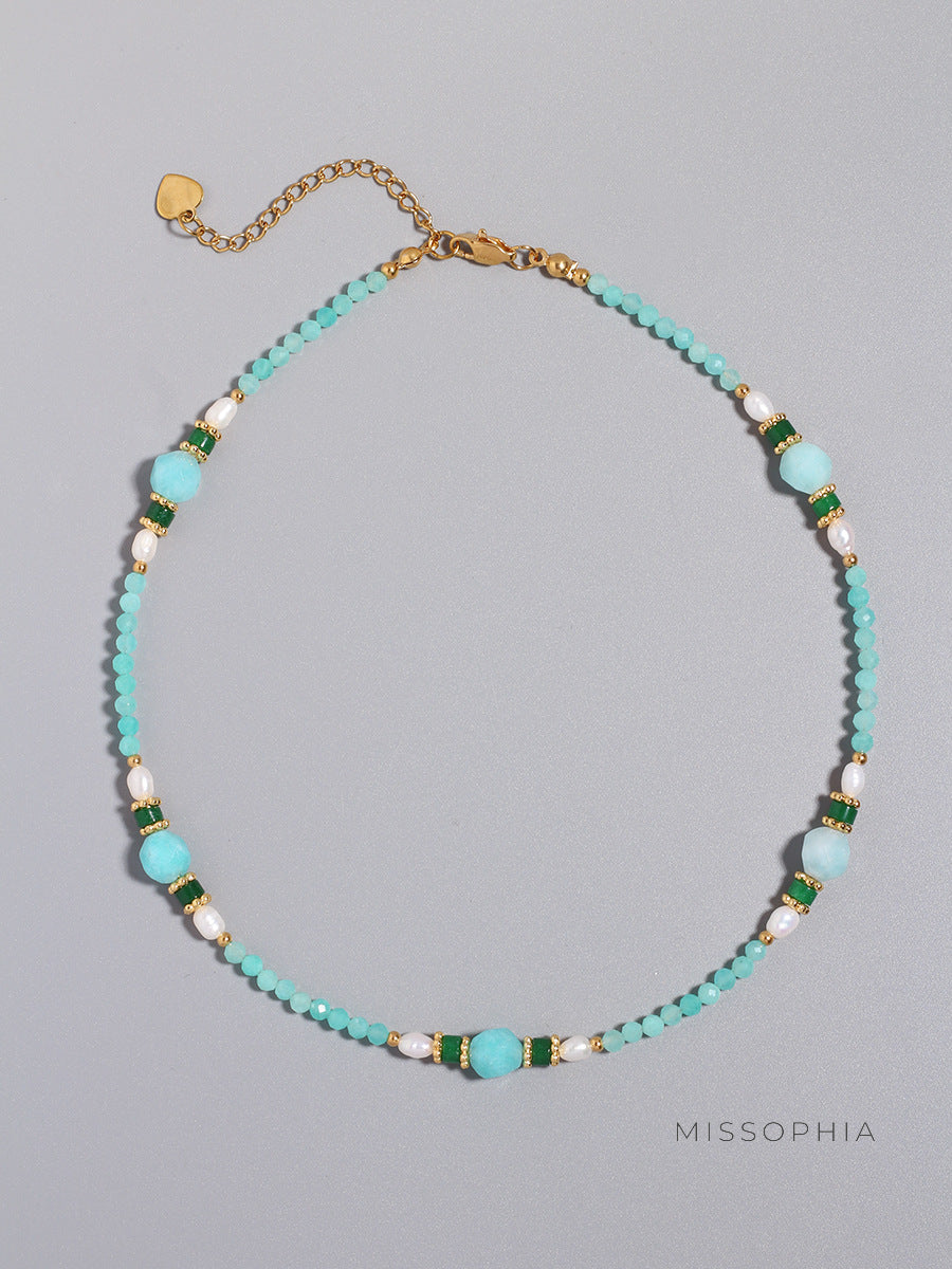 Jacquelin Delicate Pearl Necklace [YHYE37JQ]