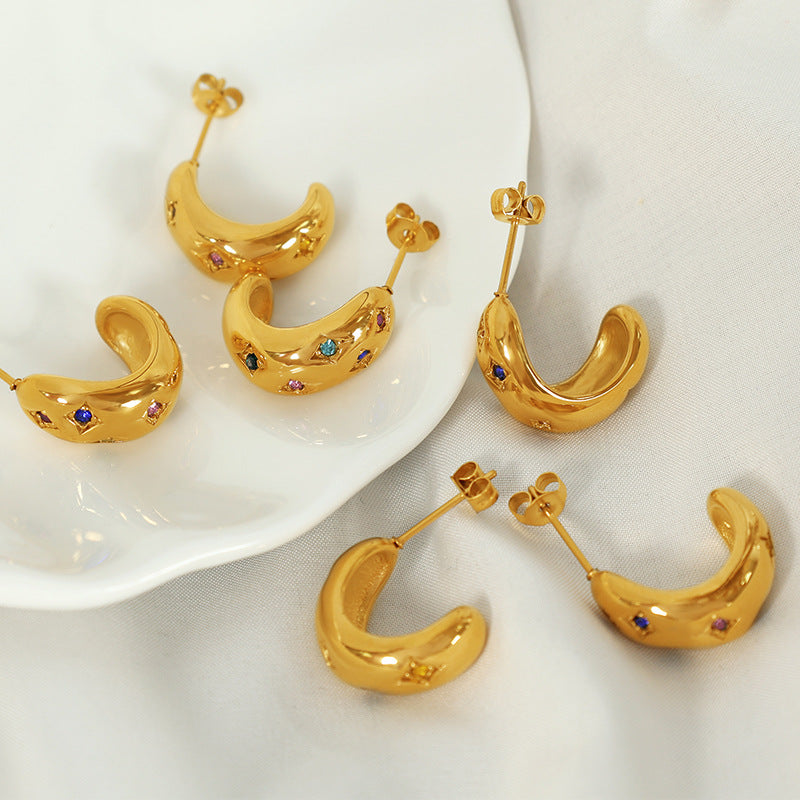 Jaela Radiant Hoop Earrings [XPXVCATN]