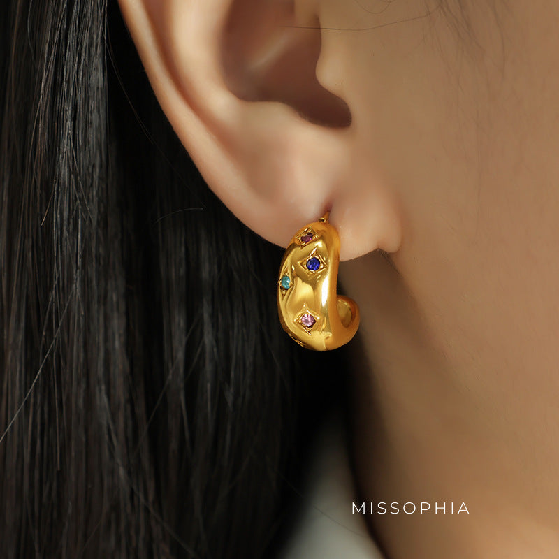 Jaela Radiant Hoop Earrings [JX9ZT445]