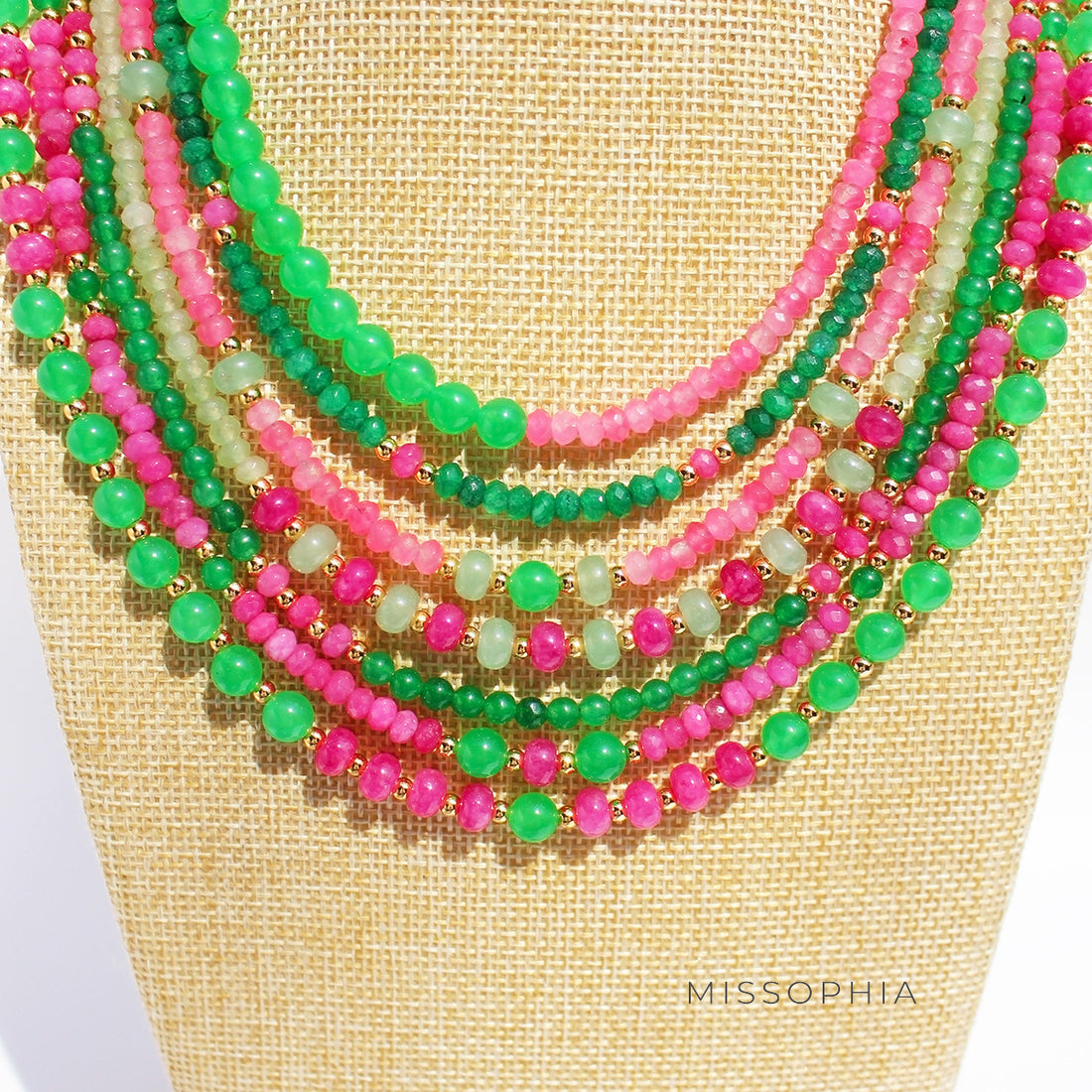 Jaliah Chinoiserie Beaded Necklace [C8EWAJVN]