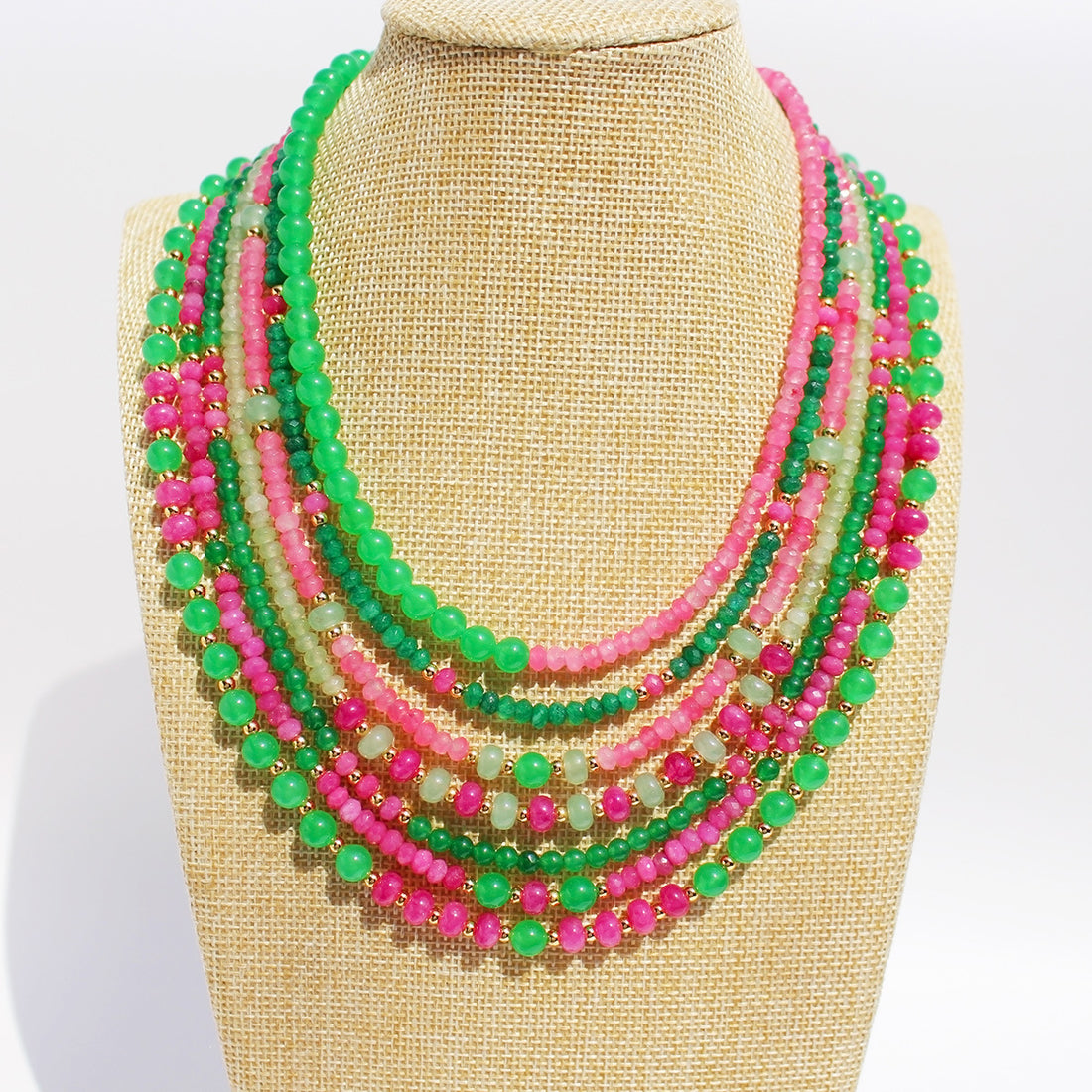 Jaliah Chinoiserie Beaded Necklace [C8EWAJVN]