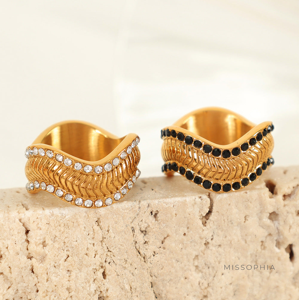 Janine Faceted Stone Ring [M0ORWZF2]