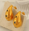 Janiya Retro Inlaid Drop Earrings [XHPIKED3]