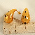 Janiya Retro Inlaid Drop Earrings [3H0P2Q94]