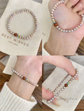 Jaylen Aurora Pearl Agate Bracelet [DKA9ZYXM]