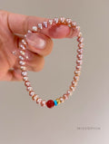 Jaylen Aurora Pearl Agate Bracelet [TFEOHPQA]