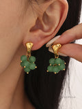 Jehlani Beaded Floral Stud Earrings [2HDN97LV]