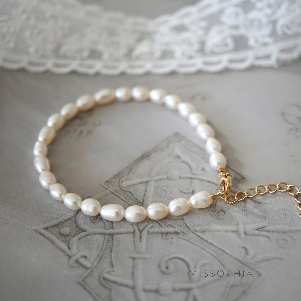 Jocabed Dainty Pearl Bracelet [YIYA6C88]