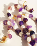 Kailah Pink Agate Pearl Jewelry [LWHNCMDR]