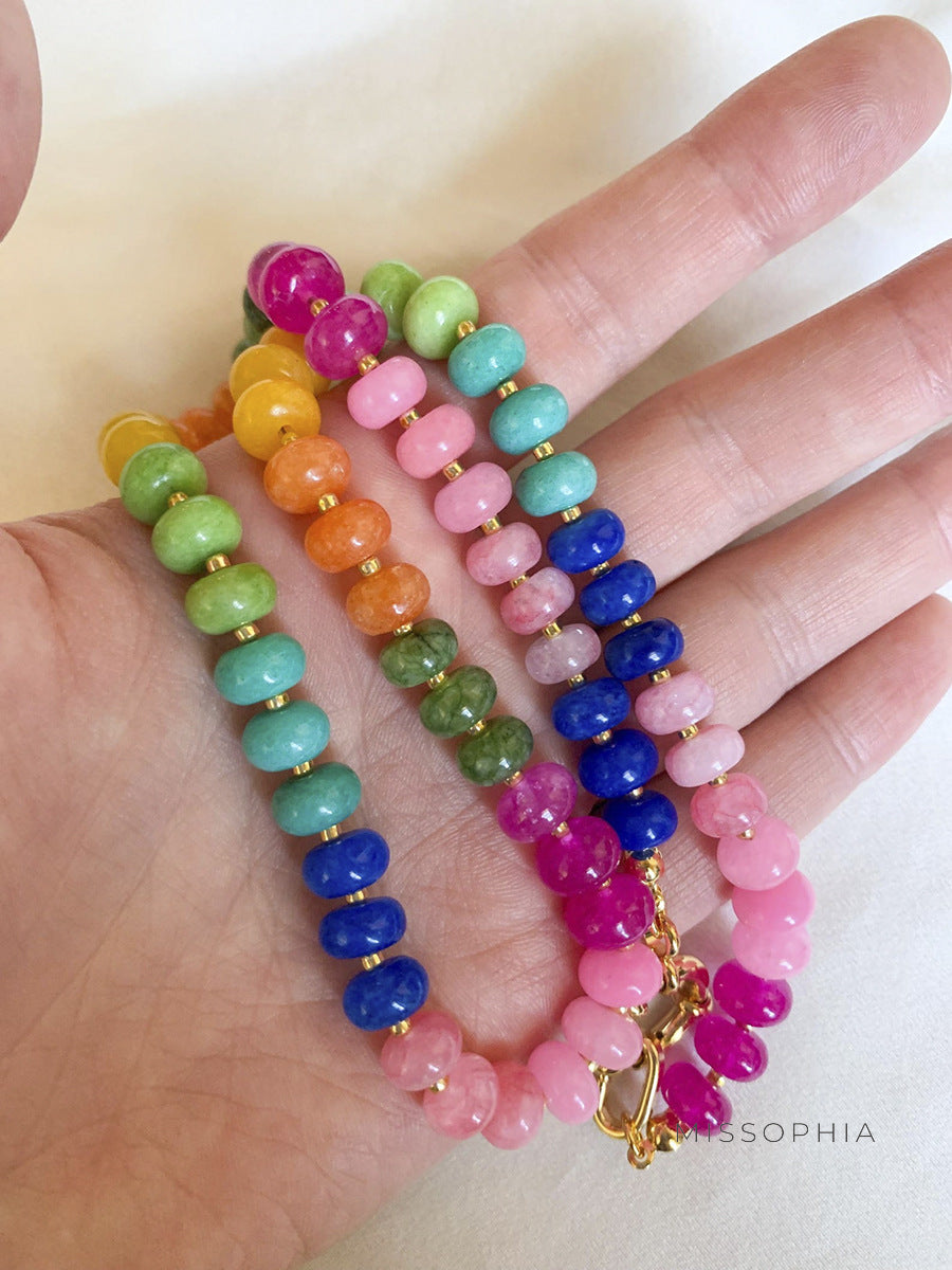 Kaley Candy Bead Necklace [3823B2ED]