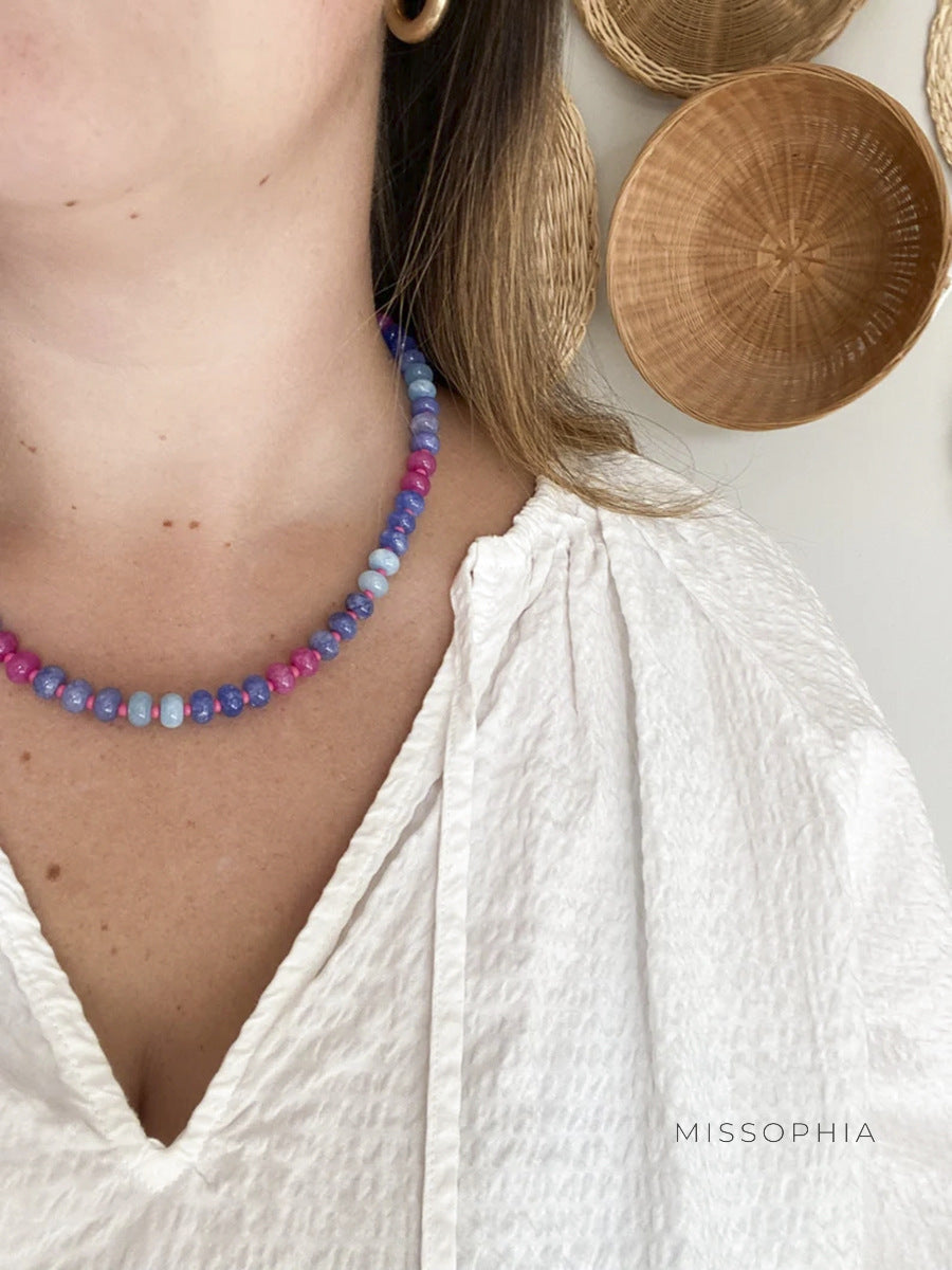 Kaley Candy Bead Necklace [RSVYZ5CR]