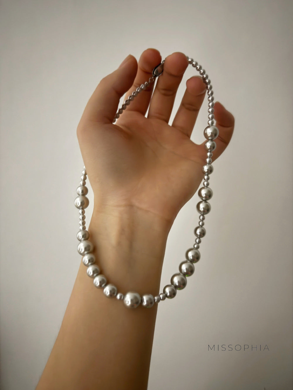 Kariyah Pearl Choker Necklace [DT2GQM30]