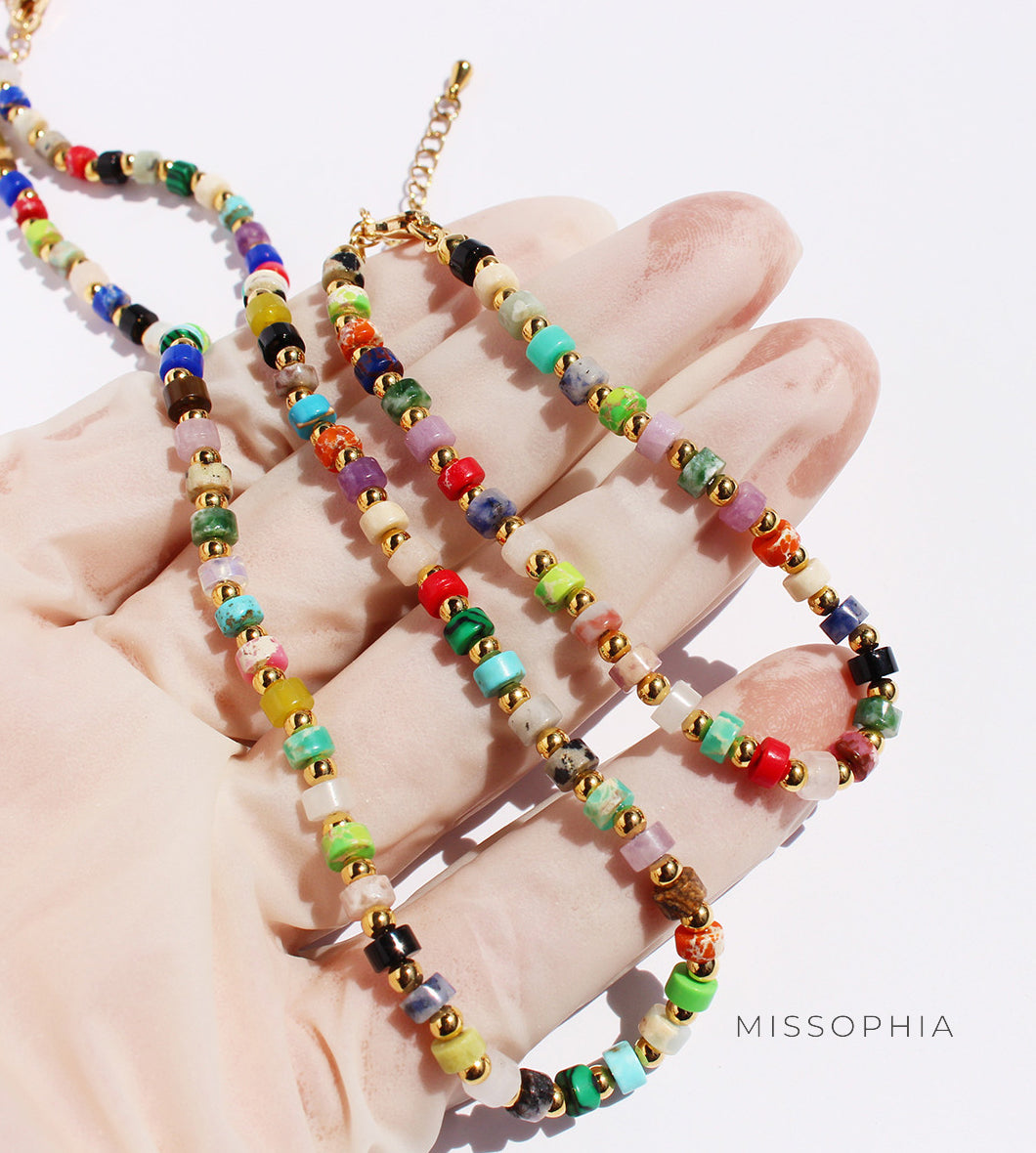 Karyn Colorful Stone Jewelry Set [F8P7H2AT]