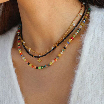 Karyn Colorful Stone Jewelry Set [46GN5JEN]