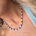 Keyonna Blue Natural Stone Necklace [DT5C3LBH]