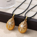 Leigh Teardrop Starburst Necklace [SSLUYV35]