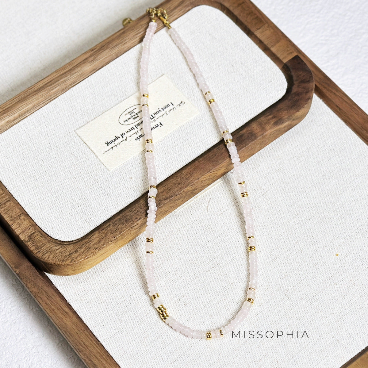 Lenore Dongling Jade Abacus Necklace [TO1UWC8W]