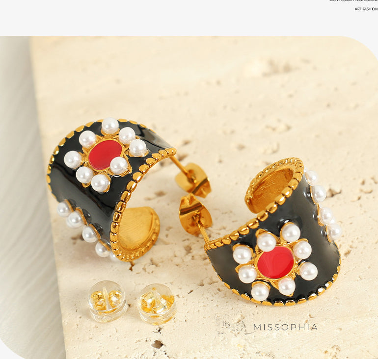 Leticia Delicate Bloom Earrings [OEG0066U]