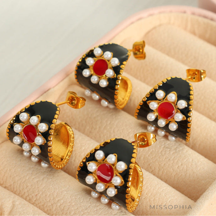 Leticia Delicate Bloom Earrings [I0Y883PE]