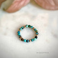 Lilly Irregular Beaded Stone Ring [CBO425EO]