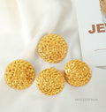 Lupita Elegant Disc Relief Earrings [A9ATDIRR]