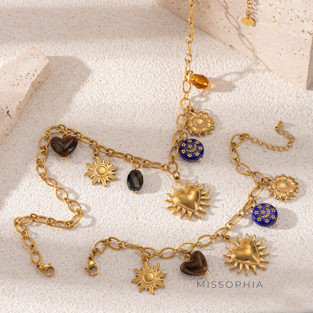 Maddyson Sun Flower Pendant Necklace [QQIM1C6E]