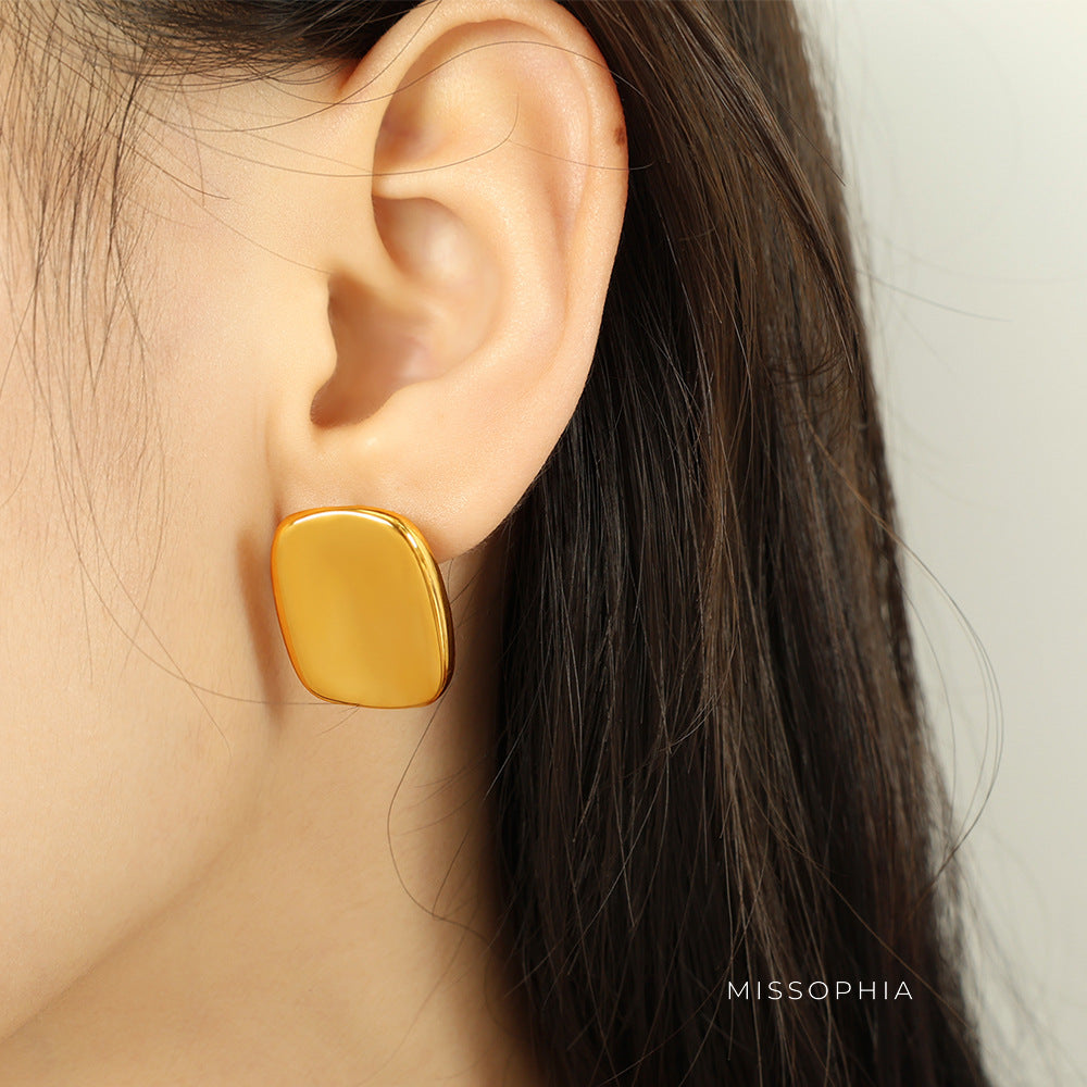 Maryanne Sleek Geometric Hoops [DQ0EX01P]