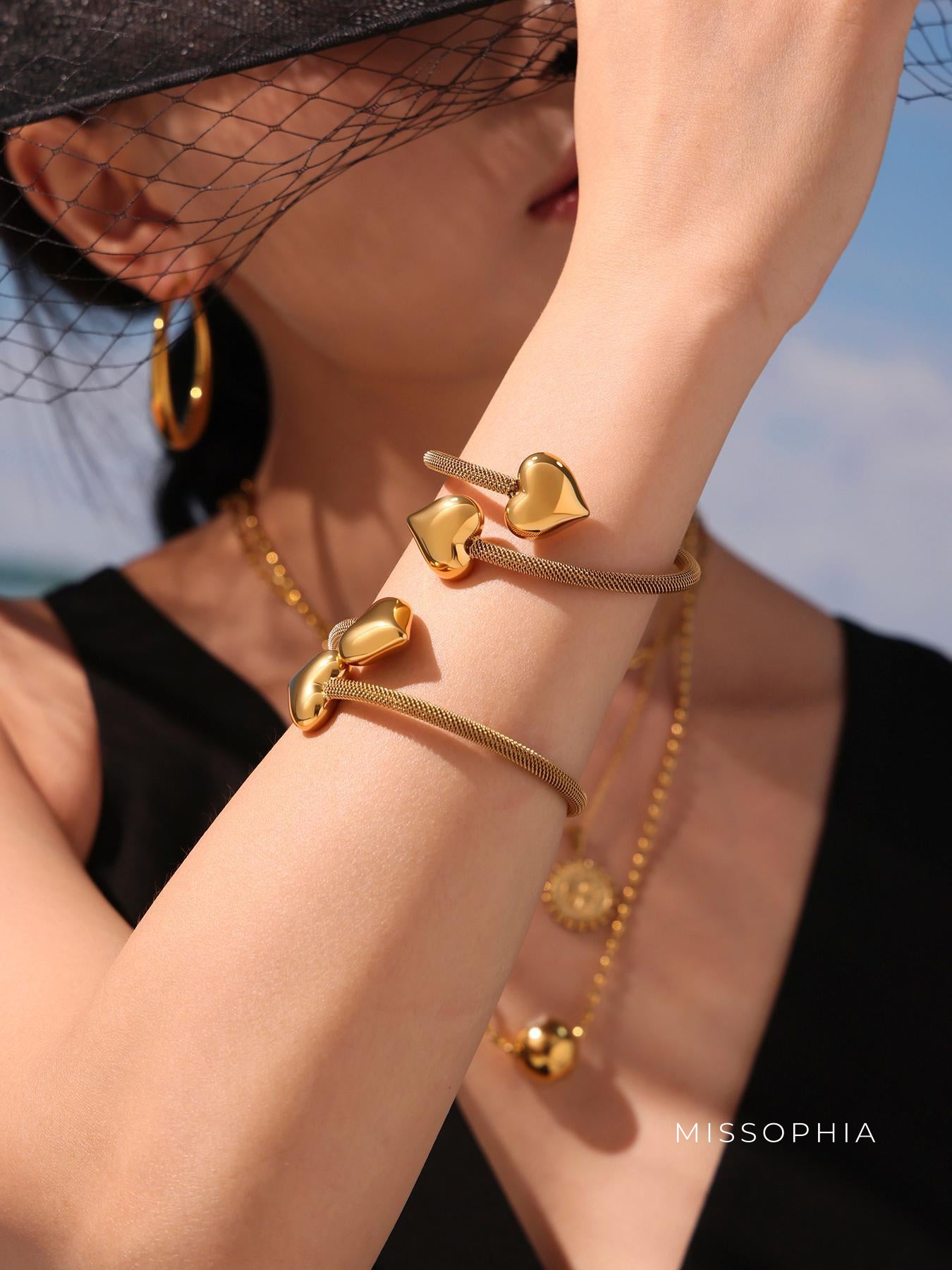 Mckynlee Delicate Heart Bracelet [JHX7EERG]