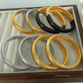 Milan Wide Cuff Bracelet [PZR9H58C]