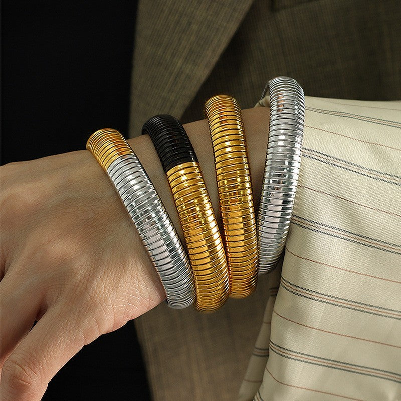 Milan Wide Cuff Bracelet [JX2NVRHB]