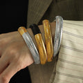 Milan Wide Cuff Bracelet [JX2NVRHB]