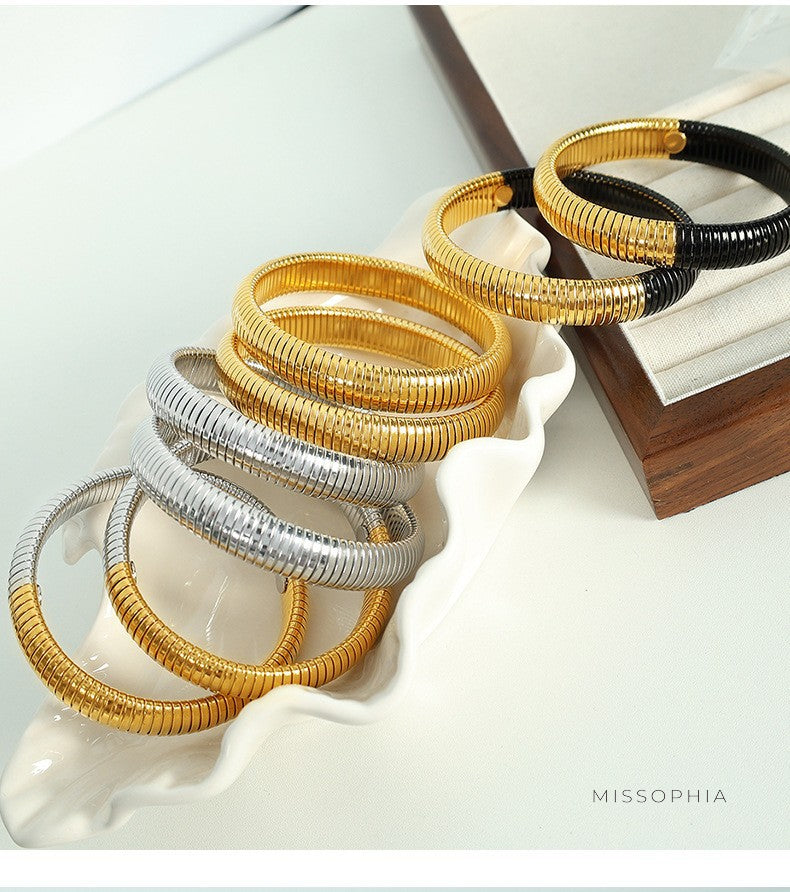 Milan Wide Cuff Bracelet [1JK7BSQ0]
