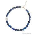 Mirabel Lapis Pearl Clavicle Necklace [OGJIGVOQ]