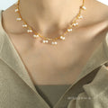 Miroslava Freshwater Pearl Tassel Necklace [PYCBD26F]