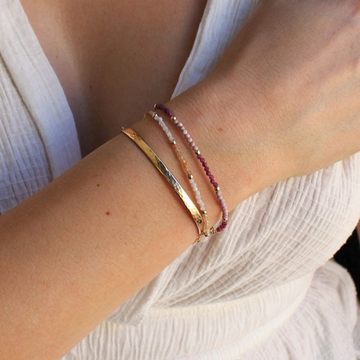 Munira Minimal Gemstone Bracelet