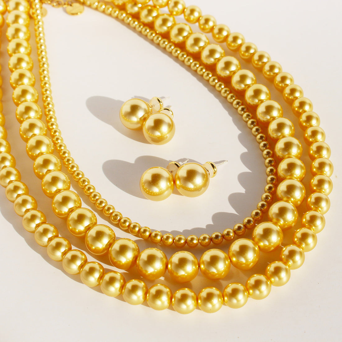 Najma Pearl Necklace & Earring Set [3V1Z9VAN]