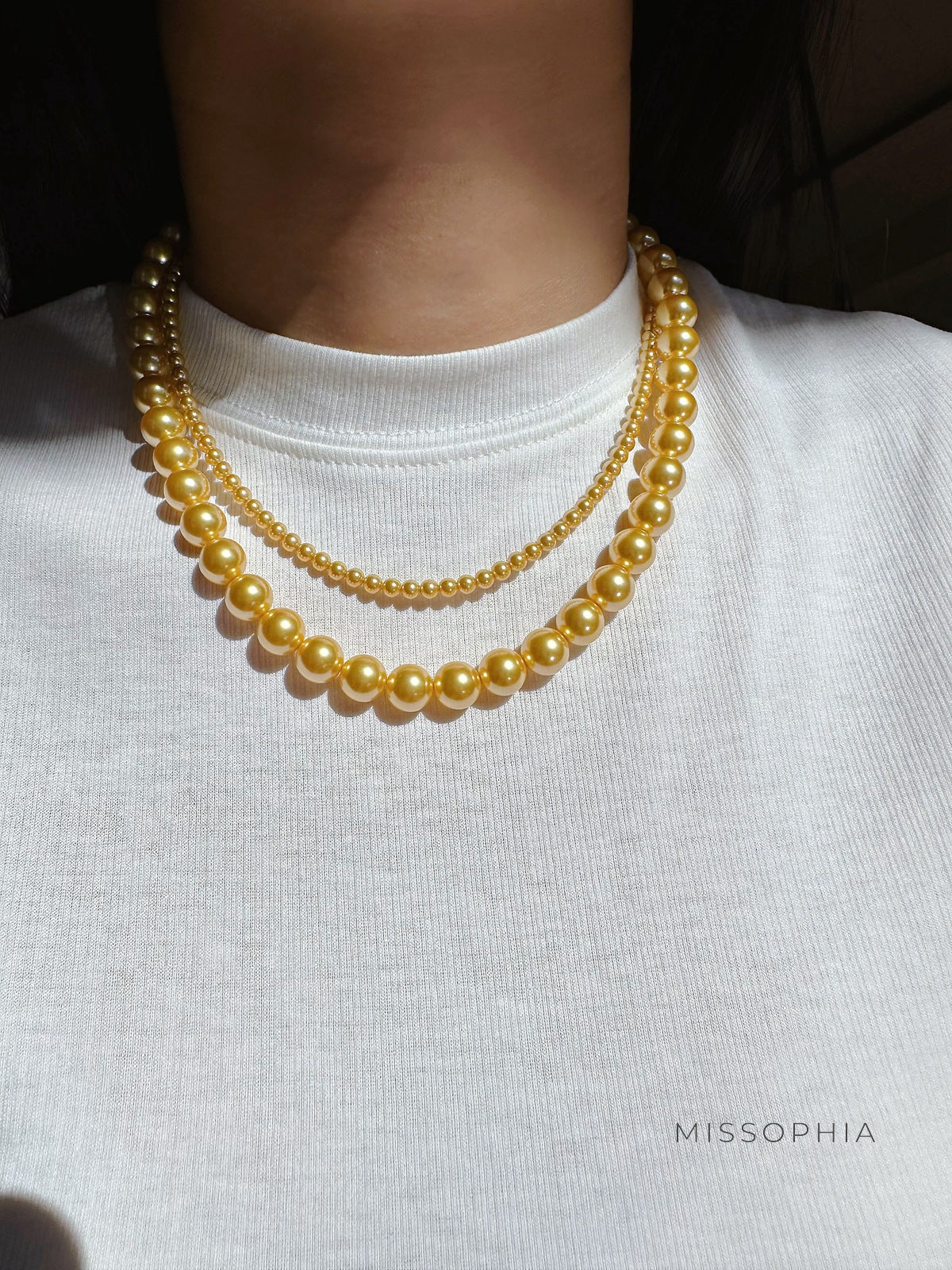 Najma Pearl Necklace & Earring Set [972WXYFJ]