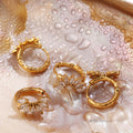 Natalya Zircon Hoop Earrings [7GTL9W3Z]