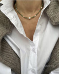 Niah Emerald Beaded Necklace [W4KOOBGD]