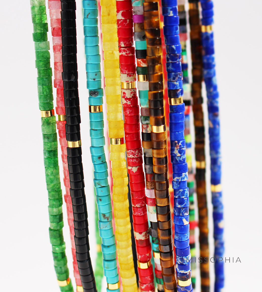 Nubia Stone Beaded Necklace [CZWQ6EL0]